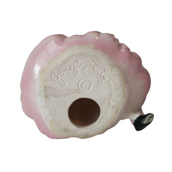 Vintage Josef Originals Dancing Waltzing Couple Pink Dress Figurine, Josef Origi - Picture 5 of 5